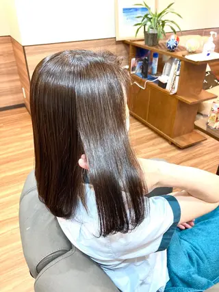 ミディアム カラー Annon プライベートサロンのヘアスタイル