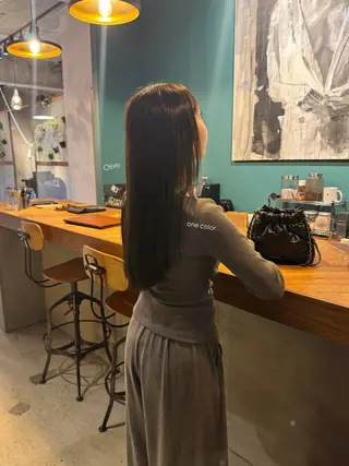 ロング カラー 山城 夢真のヘアスタイル