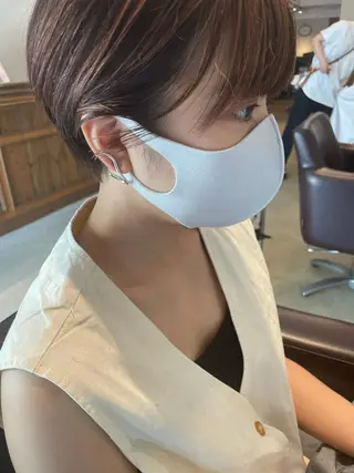 ショート 東京の技術を 京都で✂︎🕊️💖のヘアスタイル