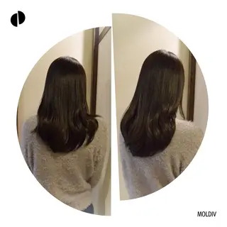 セミロング カラー ✨縮毛矯正✨髪質改善 ナカシマ ユミのヘアスタイル