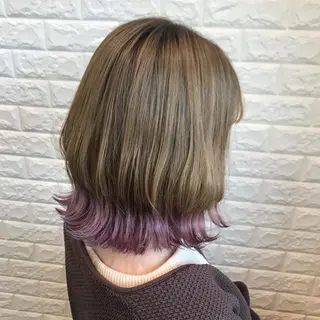 ミディアム カラー knock【ノック】所属・烏丸韓国ヘア🇰🇷 ayaka🎀のヘアスタイル