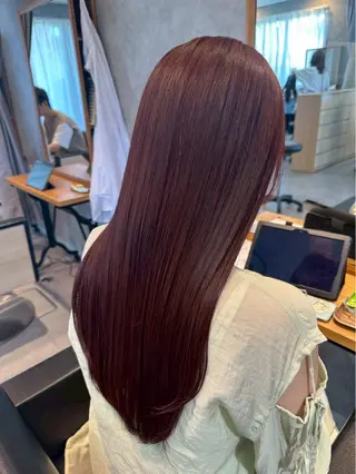 ロング 茶谷 沙穂のヘアスタイル