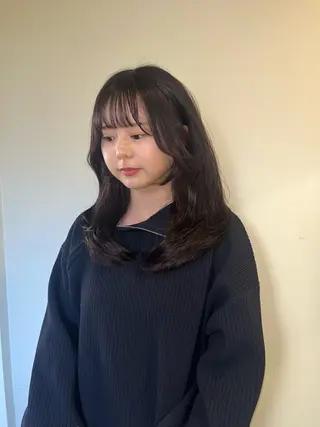 ロング カラー 🦮shiori アイドルオタク🦮のヘアスタイル