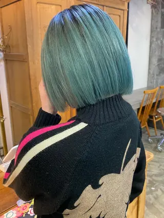 ショート カラー Piaコータロー ハイトーン&‪ボブのヘアスタイル