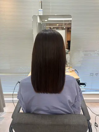 セミロング TELA HAIR 江口のヘアスタイル