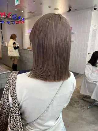 ミディアム カラー 🦄垢抜けボブ特化× 暖色カラー未来🦄のヘアスタイル