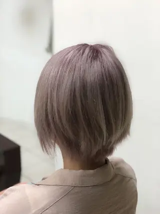 ショート カラー 💎大人ハイライト 💎上杉一也💎のヘアスタイル