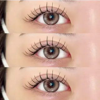 マツエク・マツパ MAUMU eyelash&eyebrow salon所属・𝙈𝙖𝙠𝙤 ꨄ 束感まつ毛 ꨄ北堀江のマツエク・マツパデザイン