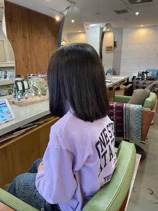 ミディアム キッズ サイトウ アヤナのヘアスタイル