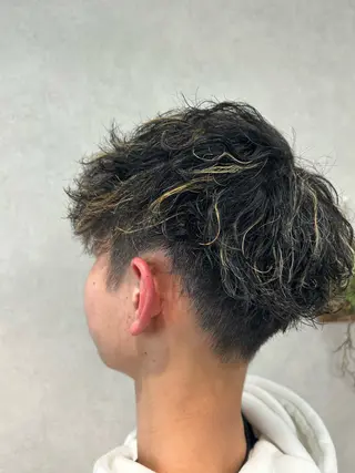 ショート パーマ HAIR＆MAKE EARTH元住吉所属・圧倒的艶髪✨ 掛川大輝のヘアスタイル