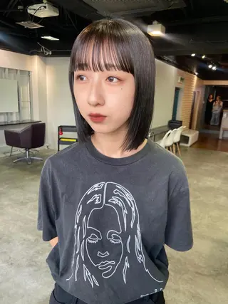 ショート カラー 地毛風艶カラー🌿 喜多夏海のヘアスタイル