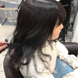 ミディアム カラー シールエクステ✨️韓 国羽エクステ🪽和希のヘアスタイル