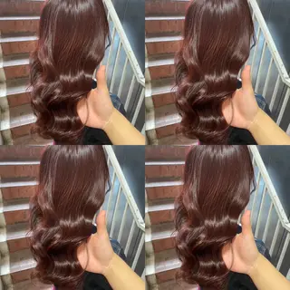 セミロング カラー ヘアアレンジ 💎韓国レイヤー ×エクステゆうま💎のヘアスタイル