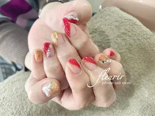 ネイル フルリール 【プライベートサロンのネイルデザイン