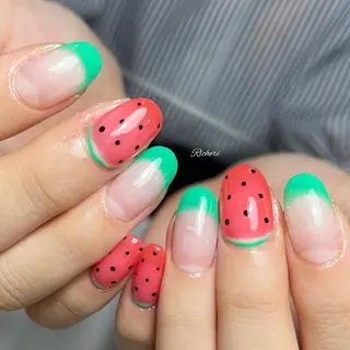 ミディアム ネイル richeri beautyのネイルデザイン