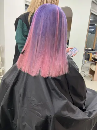 ロング 小田 輝太郎/ブリーチのヘアスタイル