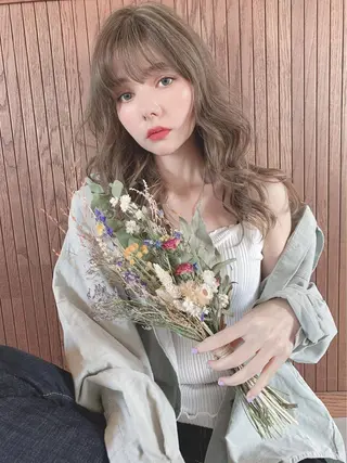 ロング カラー KANOI 銀座中央通り所属・上條 航平のヘアスタイル