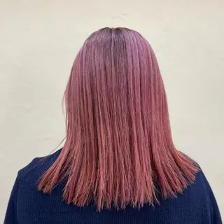 ミディアム in'dexhair U所属・ブリーチ🌈ハイトー ンカラー ✨アニカ✨のヘアスタイル