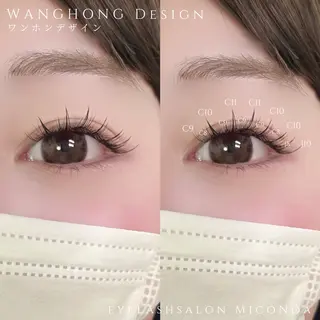 マツエク・マツパ MicoNoa所属・MicoNoa Asamiのマツエク・マツパデザイン