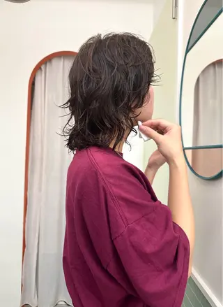 ショート パーマ ボブ/レイヤー/ケア パーマ/リュウタのヘアスタイル