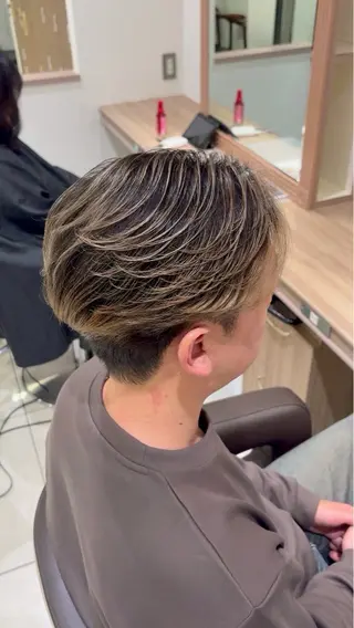 カラー メンズ メンズ毛流れ 縮毛特化/土屋丈のヘアスタイル