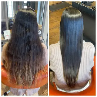 ロング パーマ 髪質改善/縮毛矯正/ 艶カラーASAYAのヘアスタイル