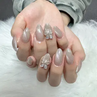 ネイル 🎀nana🫧 ワンホンネイル🎀のネイルデザイン