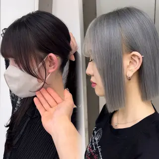 セミロング ボブ特化 似合わせヘア/かずきのヘアスタイル