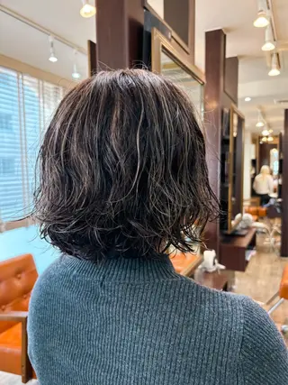 ショート パーマ Miyamoto Yasuchikaのヘアスタイル