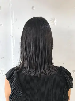 ミディアム 木村陸弥 似合わせ 透明感カラー🌿のヘアスタイル