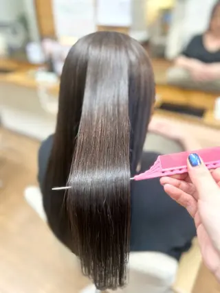 ロング 神谷 千明のヘアスタイル