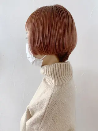 ミディアム カラー ITbyALBUM 藤沢店のヘアスタイル