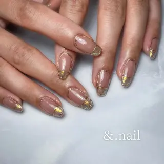 ネイル &.nail/ ニュアンス/持込み可のネイルデザイン