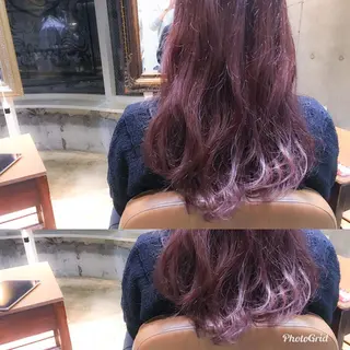 ロング カラー 北條 優輝のヘアスタイル