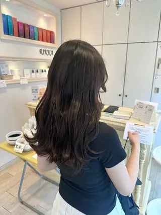 ヘアアレンジ 韓国ヘア/レイヤー 顔周りカット/ユキナのヘアスタイル