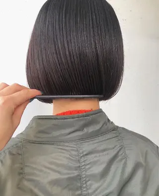 ミディアム シャドウパーマ/ツイ スト/近藤百華🎀のヘアスタイル