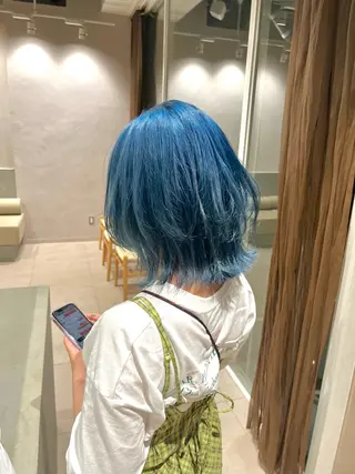 ミディアム Un ami omotesando所属・Mon/ショート/パ ーマのヘアスタイル