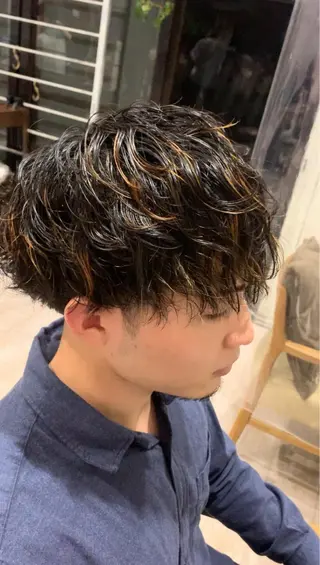 ショート パーマ メンズ メンズStylist 山根慧のヘアスタイル