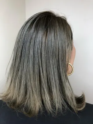 ミディアム カラー メンズヘア特化 崎田 成人のヘアスタイル