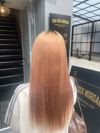 ロング ticktock airline所属・永田 茉莉花のヘアスタイル