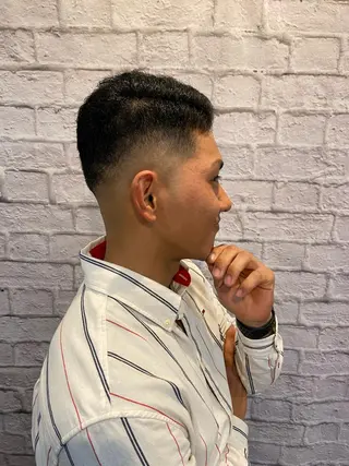 ショート カラー パーマ ヘアアレンジ メンズ 💈メンズ特化 副店長松浦一聖💈のヘアスタイル