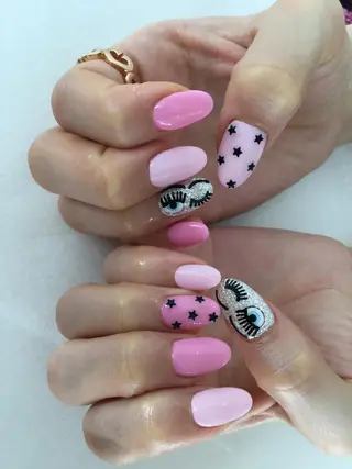 ネイル 💎🐰 saki. m 🐰💎のネイルデザイン