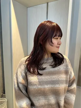 ミディアム OLSEN D.B.A BALLOON HAIR所属・さとう あやかのヘアスタイル