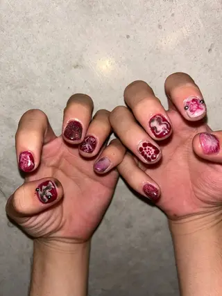 ショート Re:lith所属・猫夢 にゃむのネイルデザイン