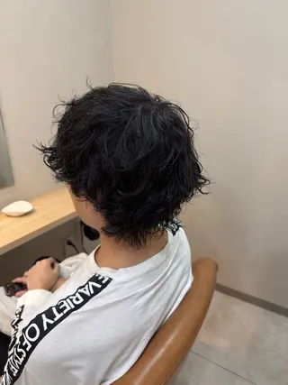 パーマ メンズ 櫻井 サクラのヘアスタイル