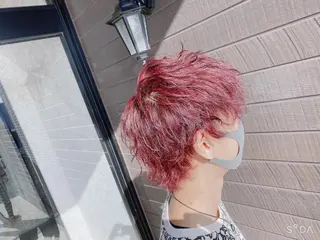 ショート カラー メンズ Kobayashi ハイライト/ショートのヘアスタイル