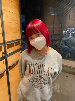 ミディアム カラー ショートカット募集中 /NAGISAのヘアスタイル