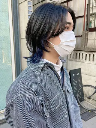 カラー メンズ ブリーチダブルカラー 【koide】のヘアスタイル