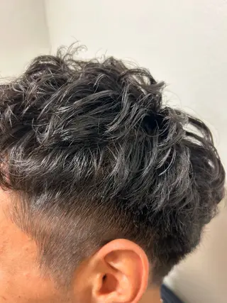 パーマ メンズ 星野 真壱のヘアスタイル