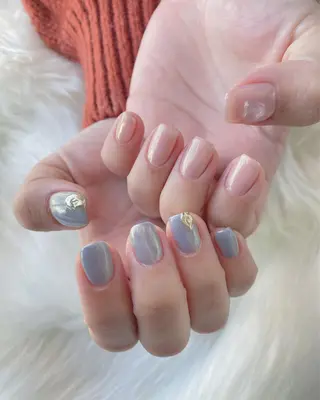 ネイル crystal ⭐︎ colorのネイルデザイン